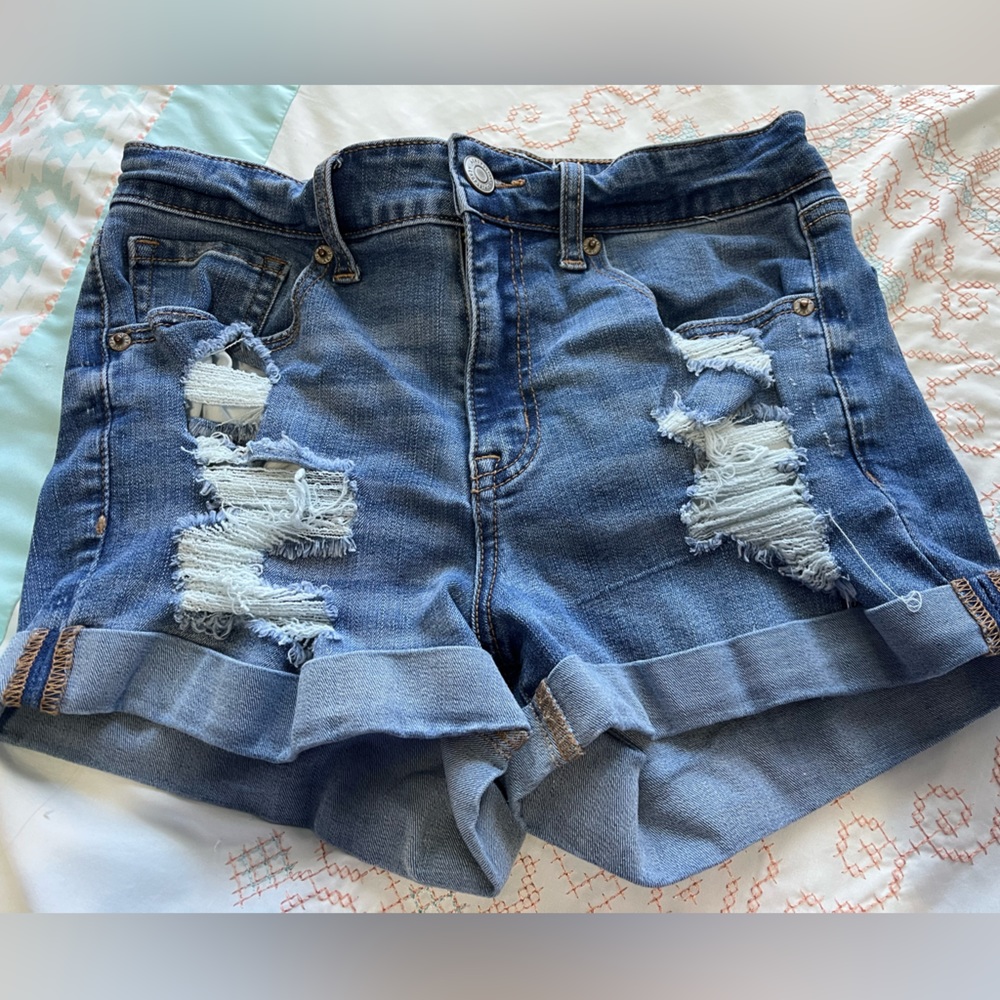 Aeropostale high rise midi shorts